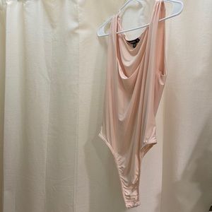 US 12 - MISSGUIDED - pink body suit  - 95% Polyester